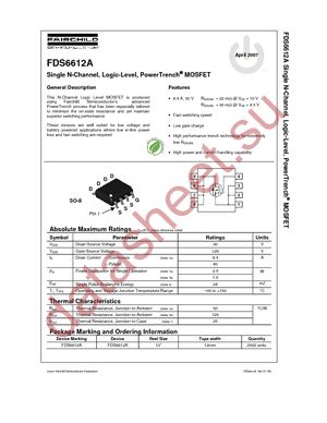 FDS6612A datasheet  